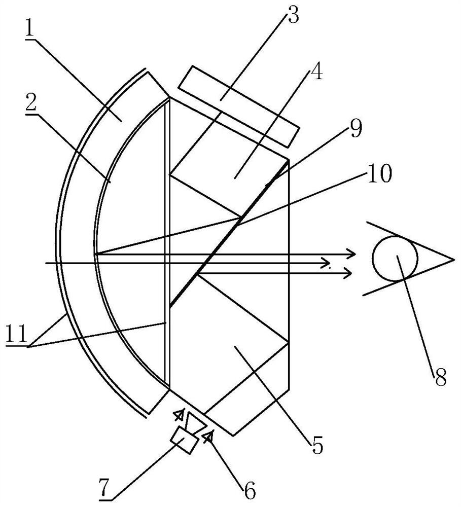 Eye movement tracking optical device, head-mounted display device and eye movement tracking method