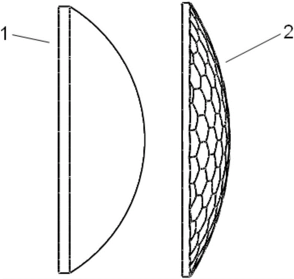 LED lens designing method capable of achieving hexagon uniform illumination