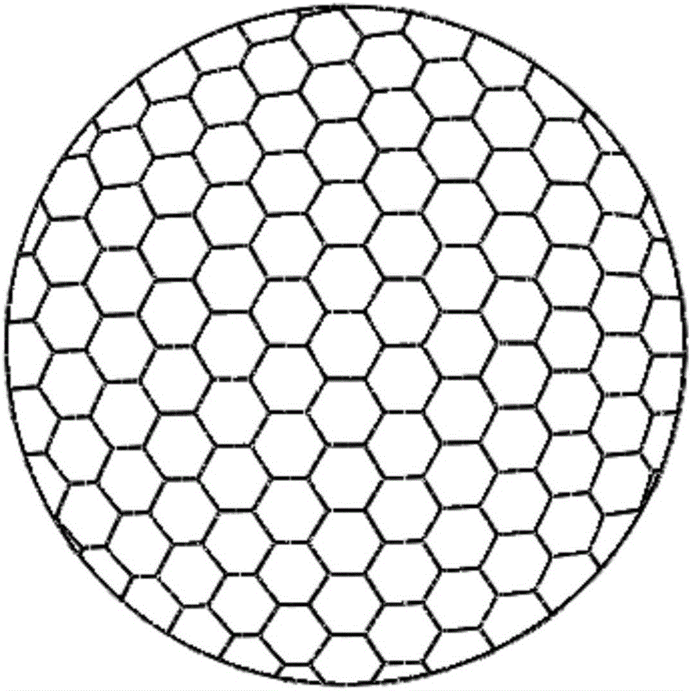 LED lens designing method capable of achieving hexagon uniform illumination