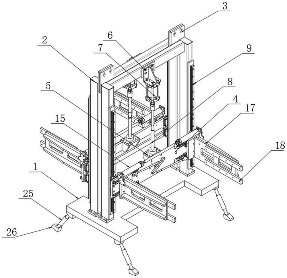 Highway bridge bearing capacity detection device