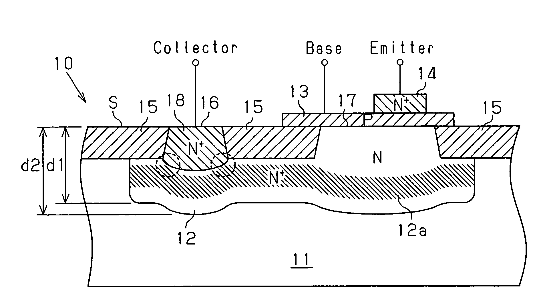 Semiconductor bipolar transistor