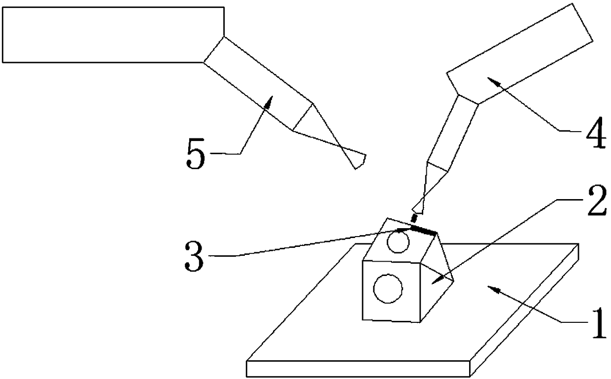 A composite manufacturing method and device based on arc additive and high-energy beam subtractive