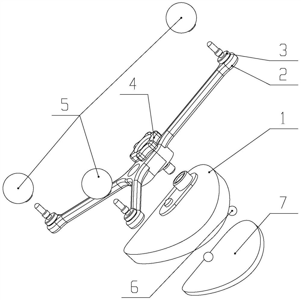 Neurosurgery navigation operation automatic registration reference frame