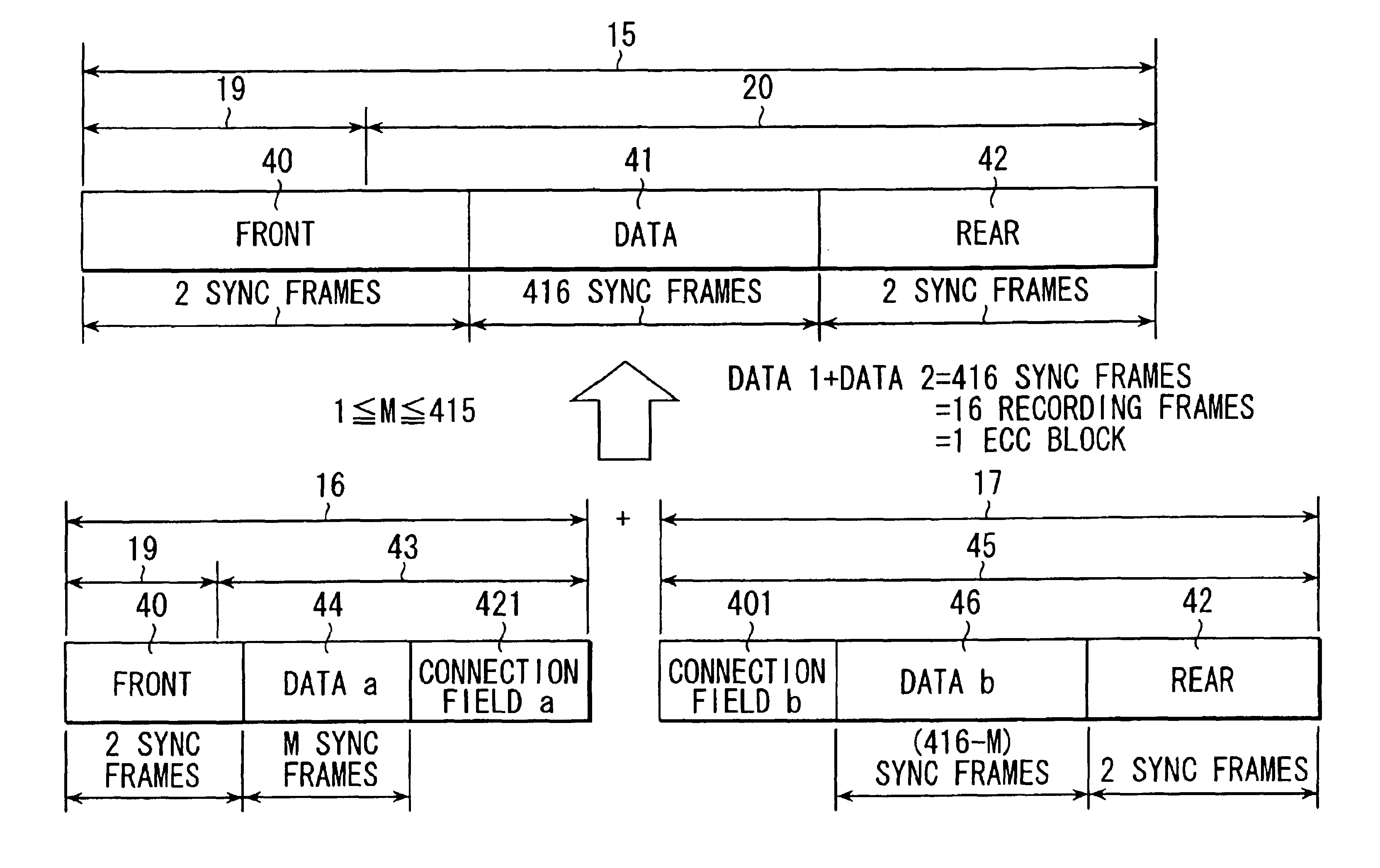 Information recording medium with index header