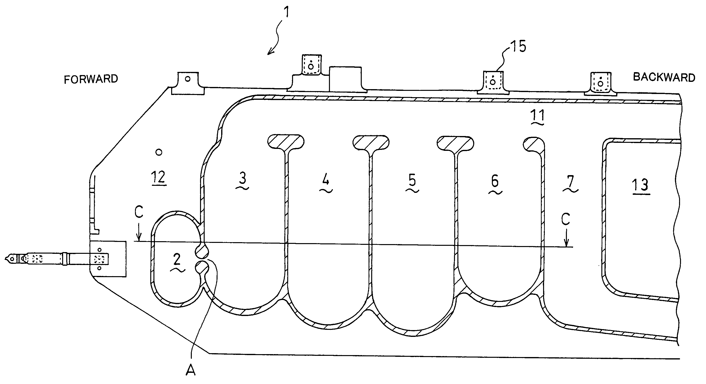 Side curtain air bag