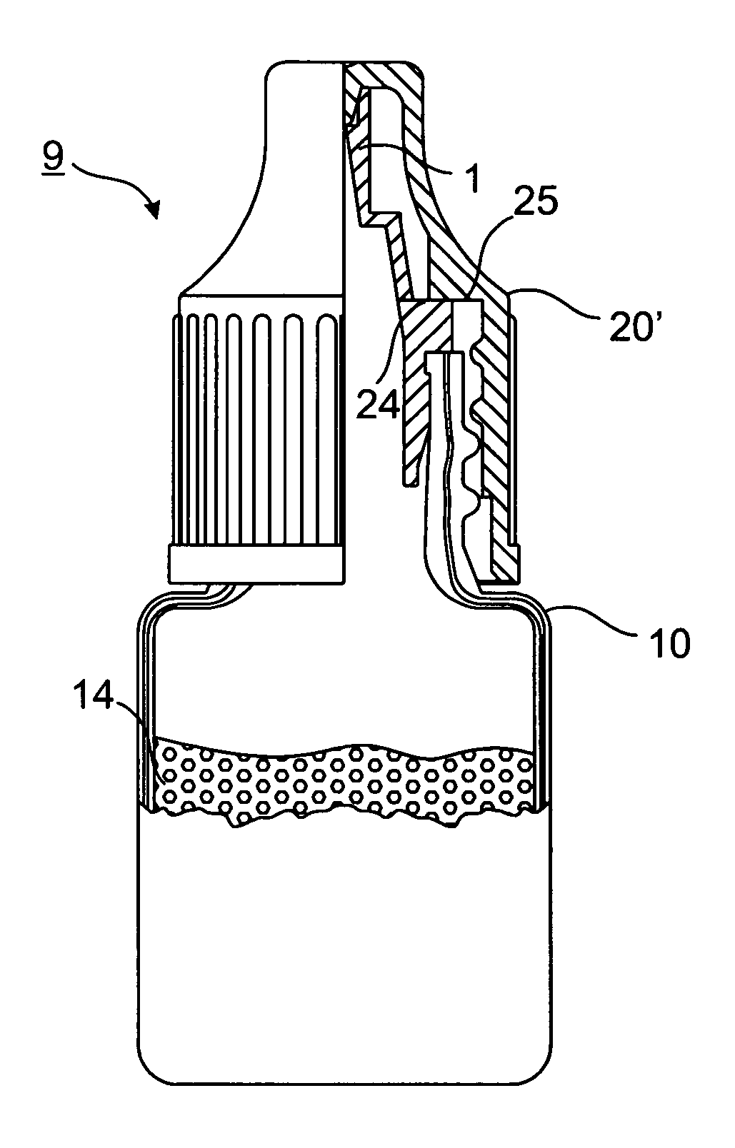 Storage/dispensing system and method for the application of a flowable substance