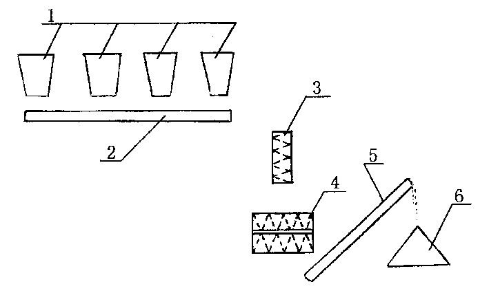 Iron-containing mud and sintered return mine reuse method