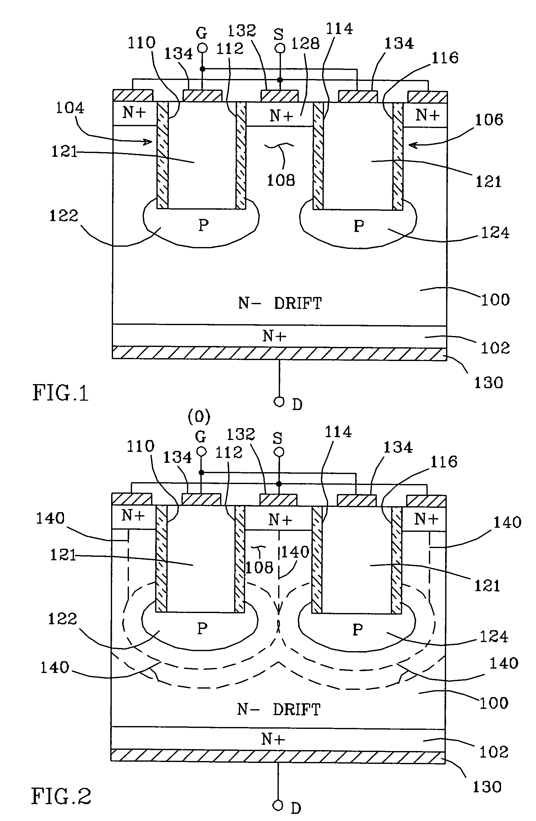 High voltage FET switch with conductivity modulation