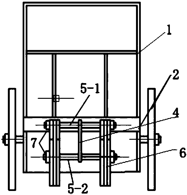 Manpower carrying trolley for round steel