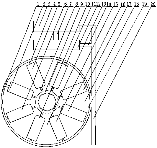 A method for the overall layout of an ion adsorption type rare earth separation plant