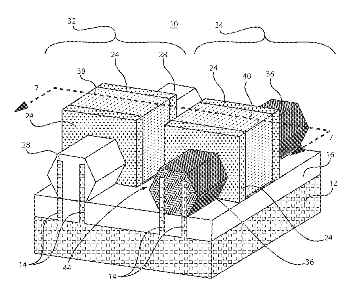 Wimpy device by selective laser annealing