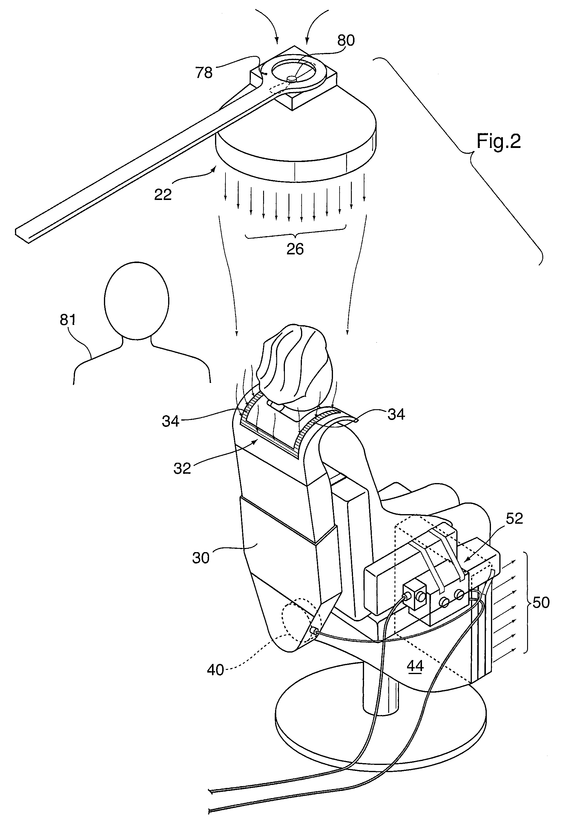 Beauty salon ventilator