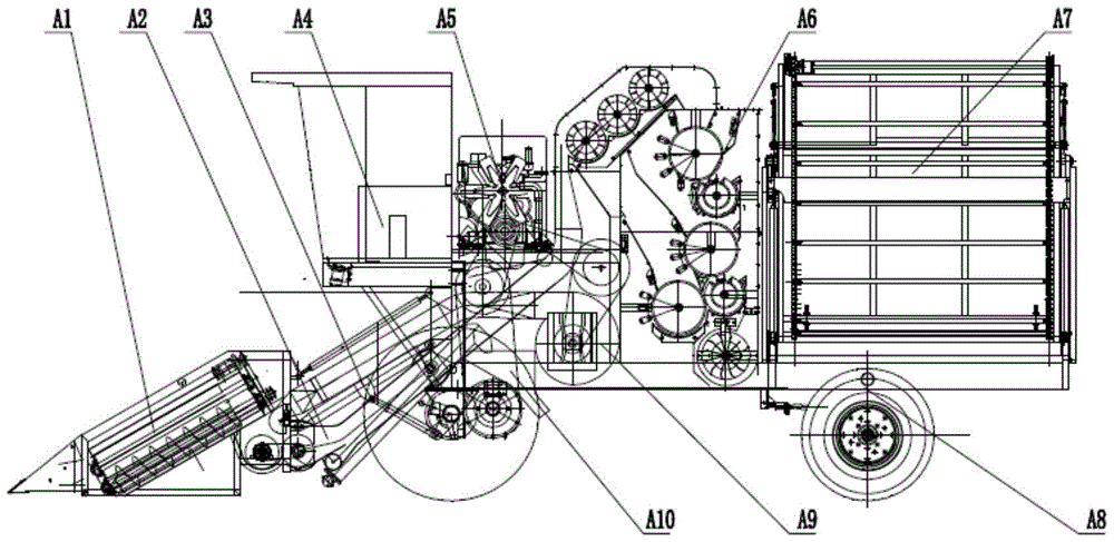 A brush roller cotton picker