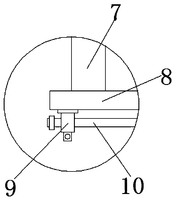 Heat treatment furnace convenient for measuring temperature and reducing temperature measuring errors