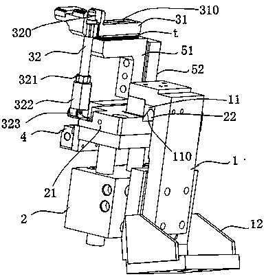 A projection welding nut leakage prevention and positioning welding mechanism