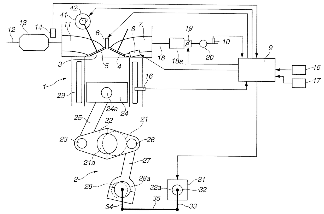 Device and method for controlling internal combustion engine