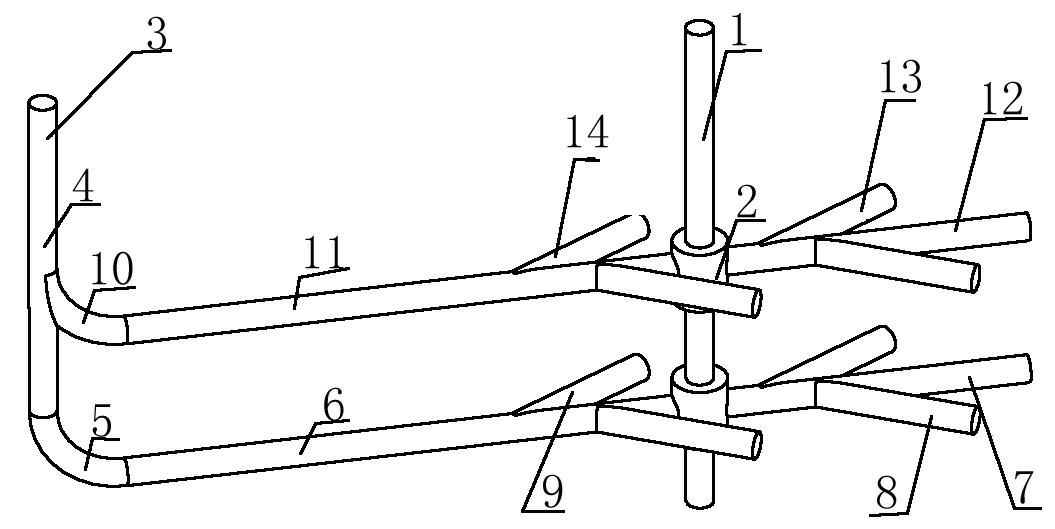 Construction method for enhancing extraction effect of ground coal bed gas