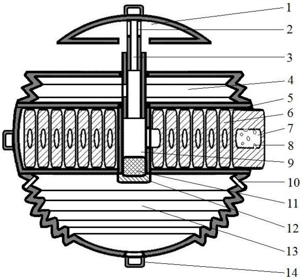 Tape type self-inflating lifebuoy belt