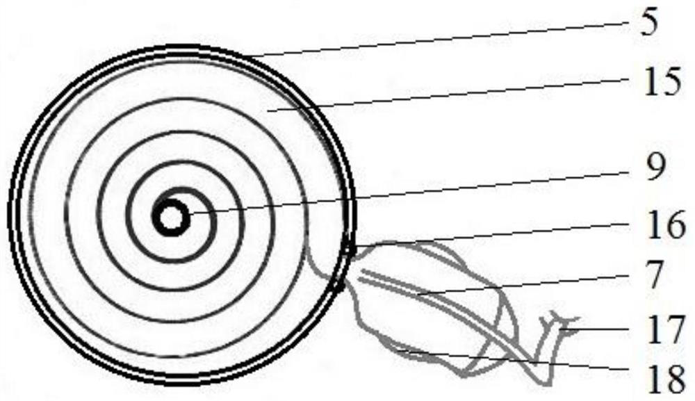 Tape type self-inflating lifebuoy belt