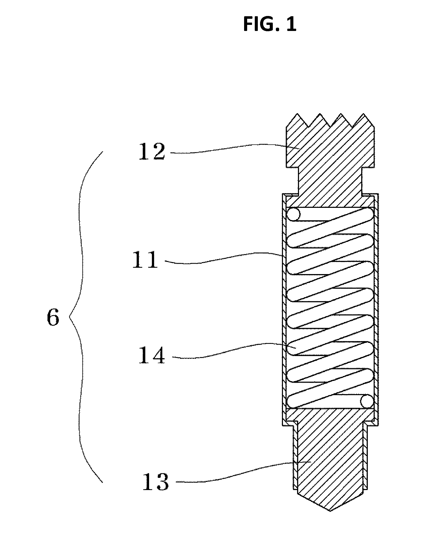 Probe-connection-type pogo pin and manufacturing method thereof