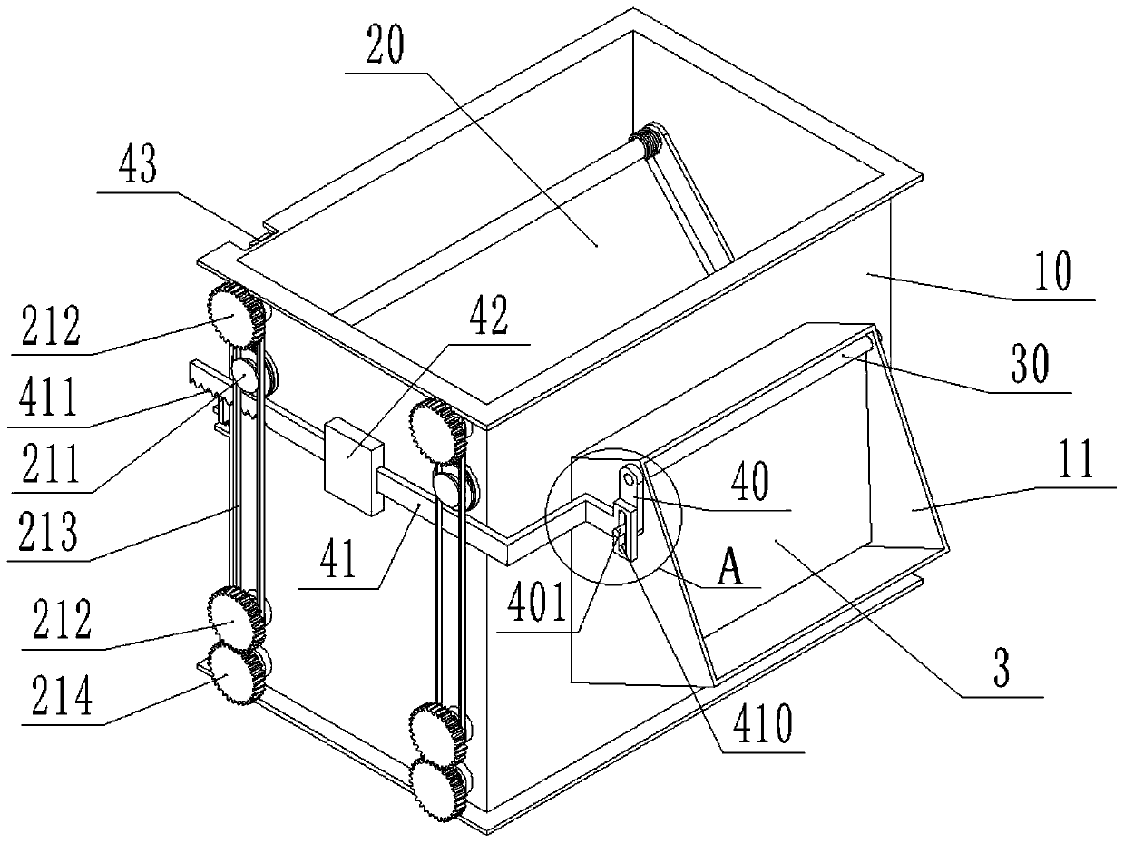 Garbage conveying channel for elevator well