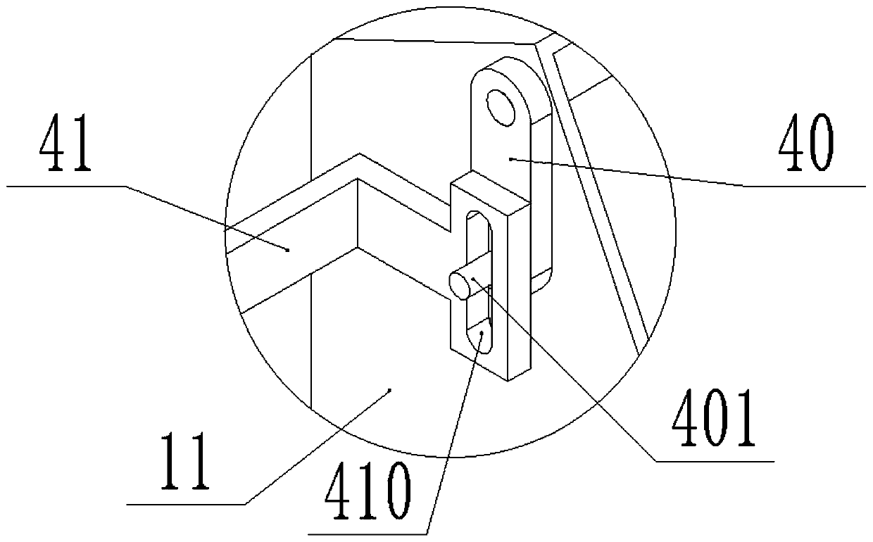 Garbage conveying channel for elevator well