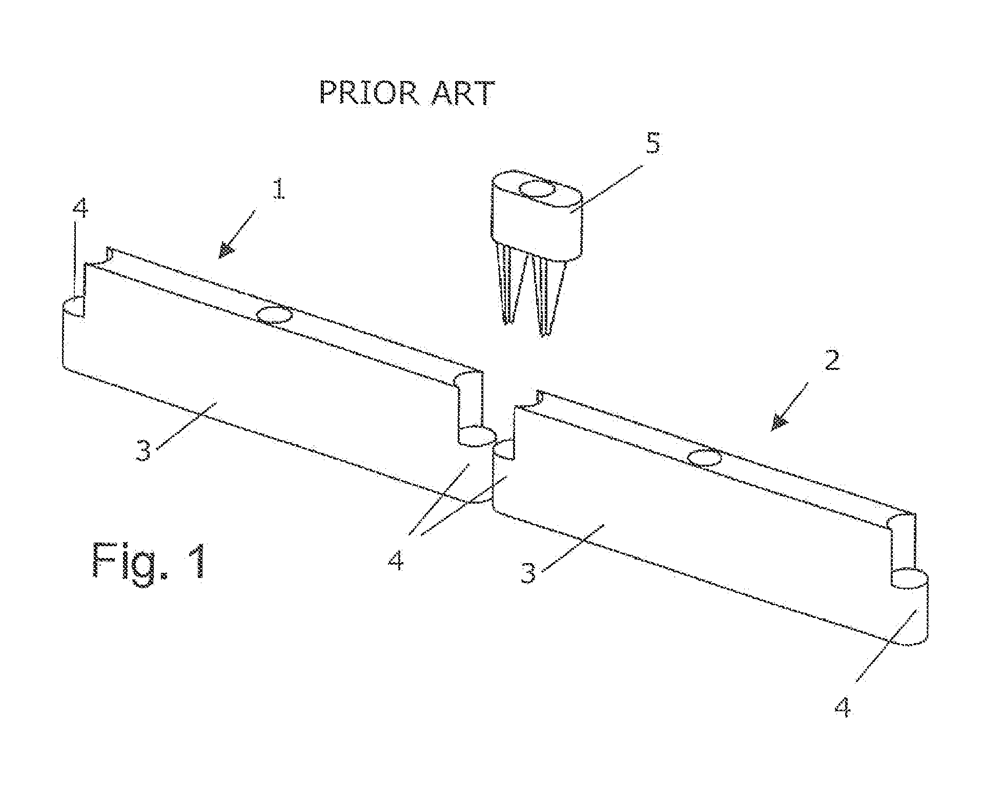 Boundary wall with reinforcement device