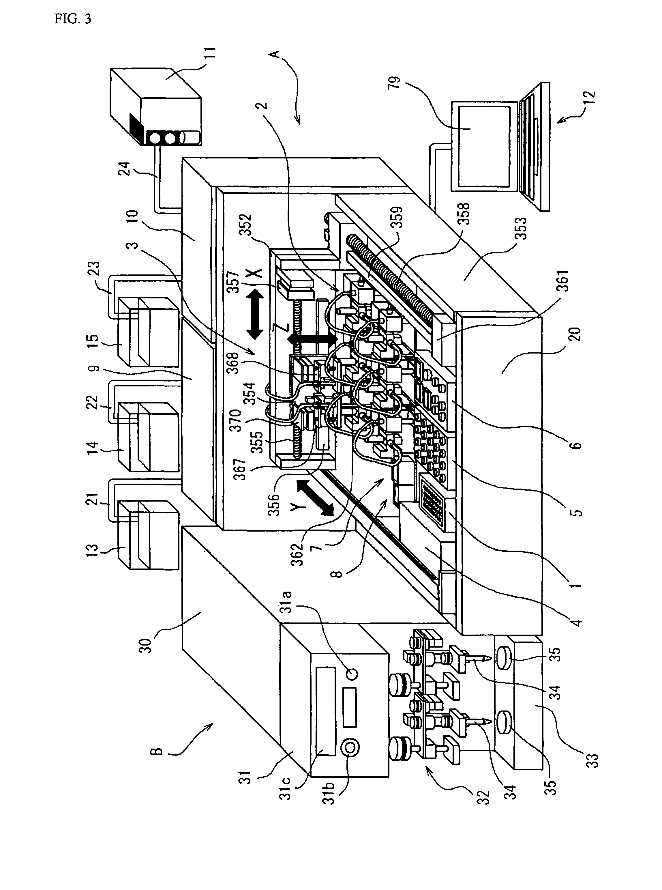 Reagent kit for determining characteristic of tissue