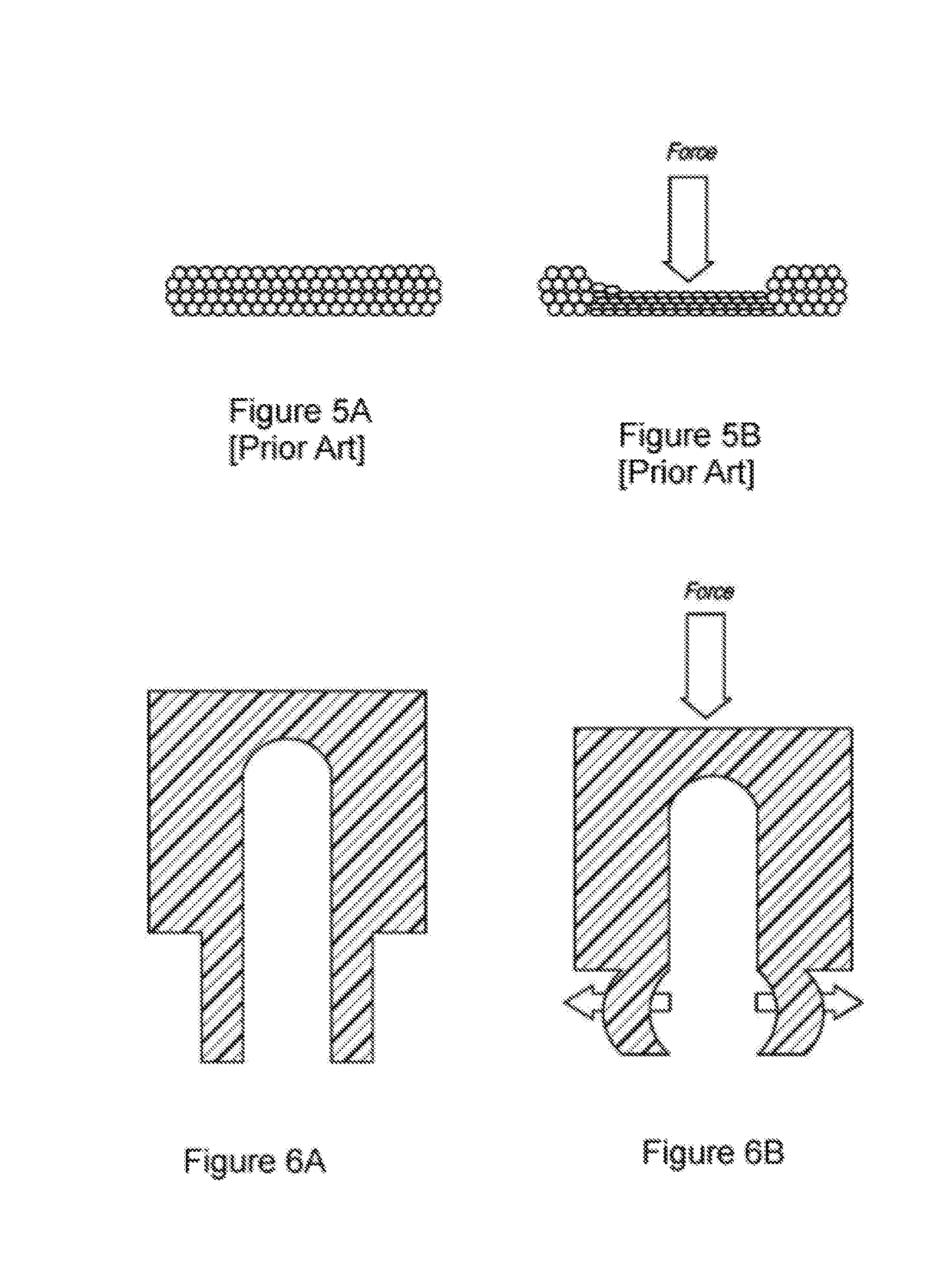 Impact absorbing matting and padding system with elastomeric sub-surface structure