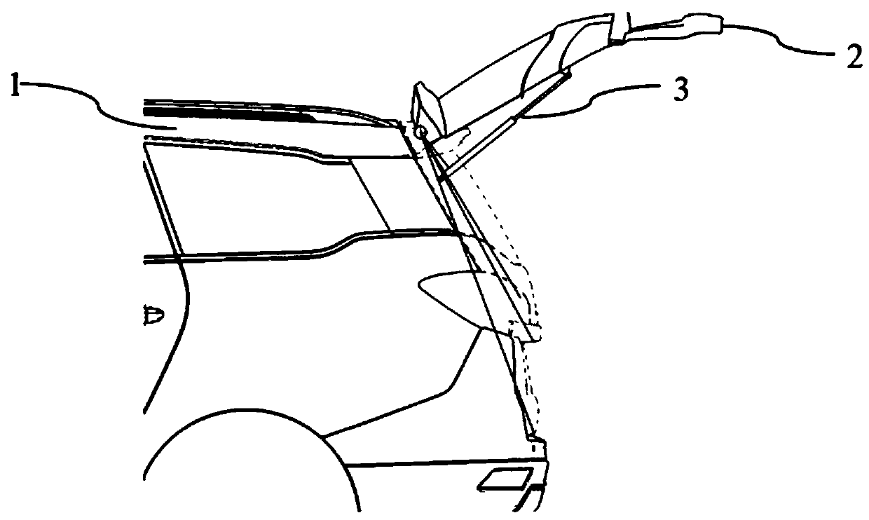 Method for calculating opening and closing force of automobile tail door gas spring