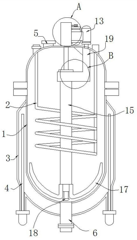 Multipurpose reaction kettle for chemical production