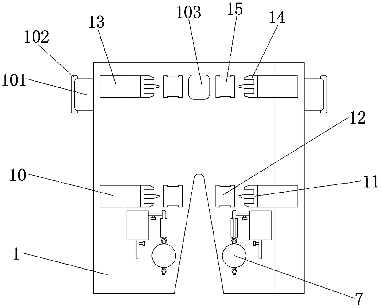 Special pants with cold-compressed hemostasis function for cardiovascular department patients