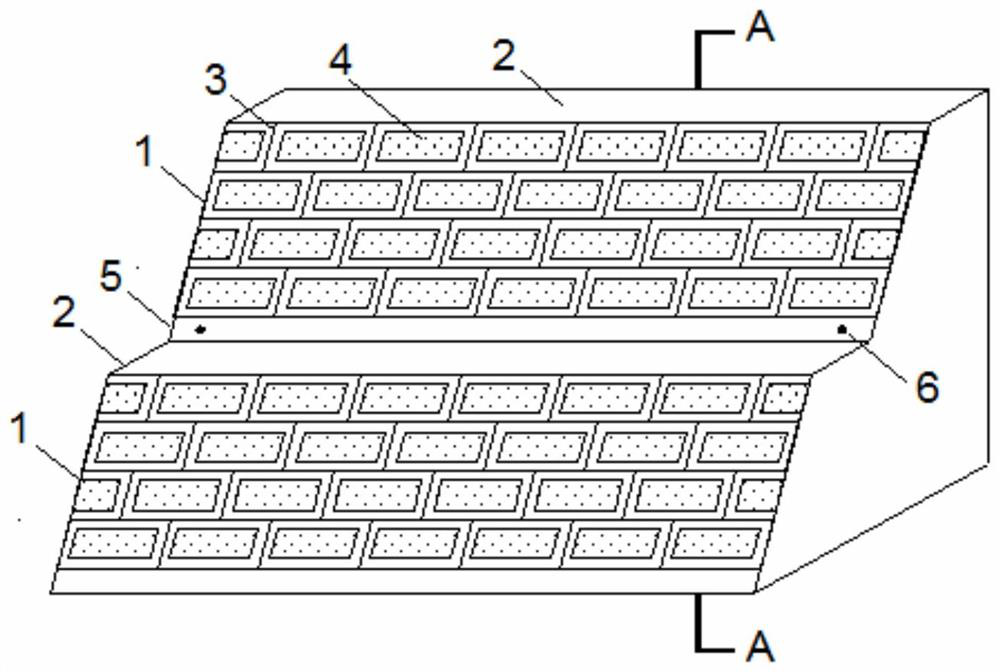 A stepped ecological slope protection structure and its implementation method in the water-fluctuation zone of the reservoir area