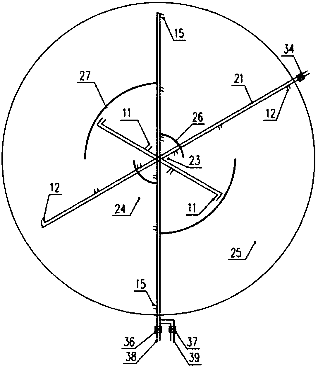 Multistage self circulation anaerobic digestion reactor and work method thereof