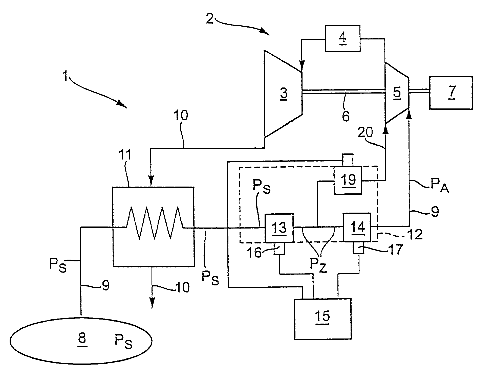 Gas-storage power plant