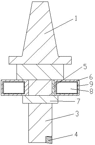 Damping boring tool