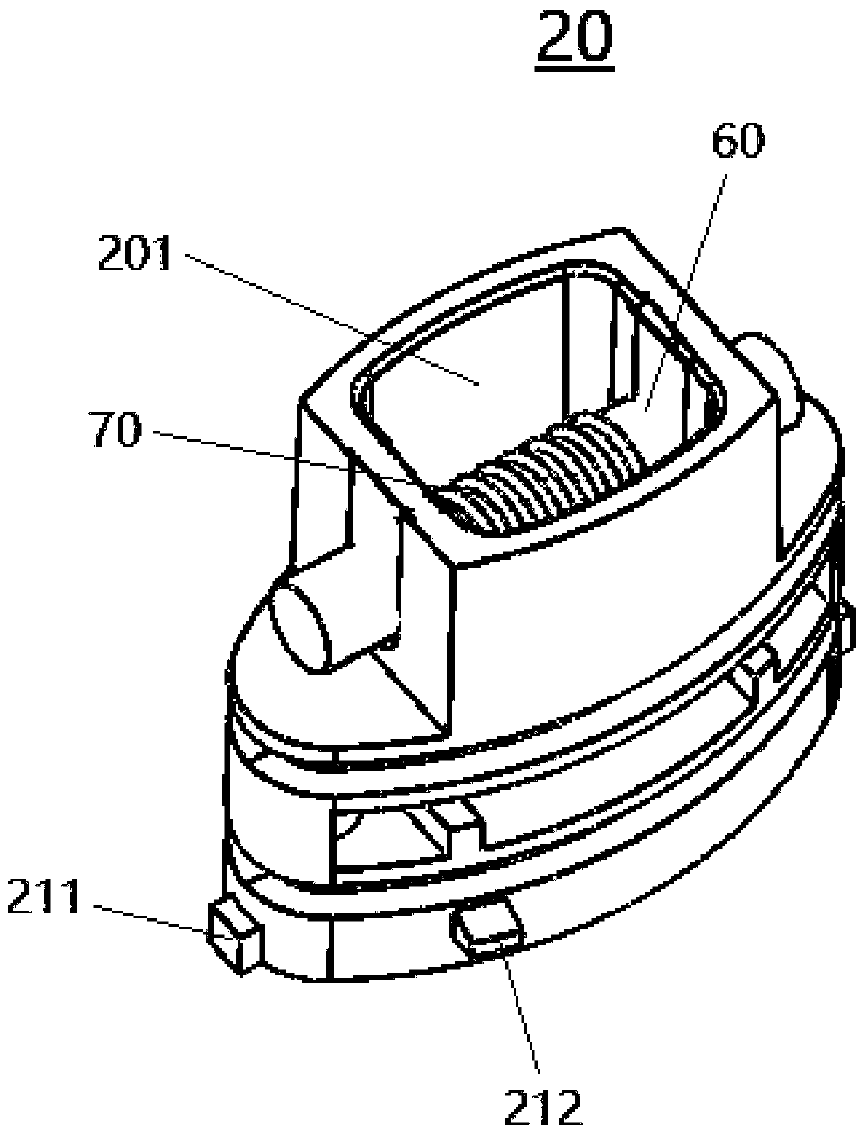 Atomizer with air pressure surge bin and application thereof