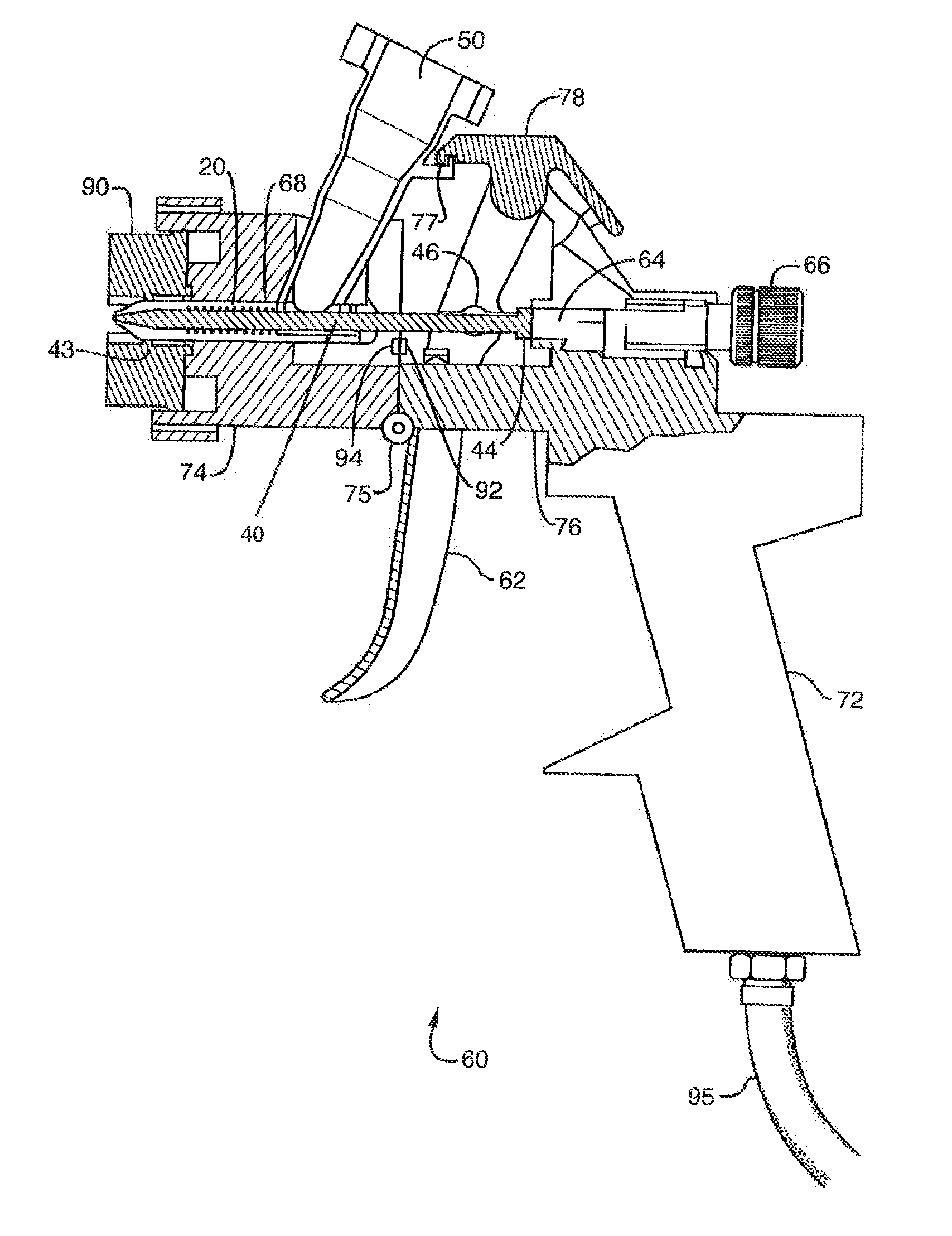 Spray Gun With Paint Cartridge