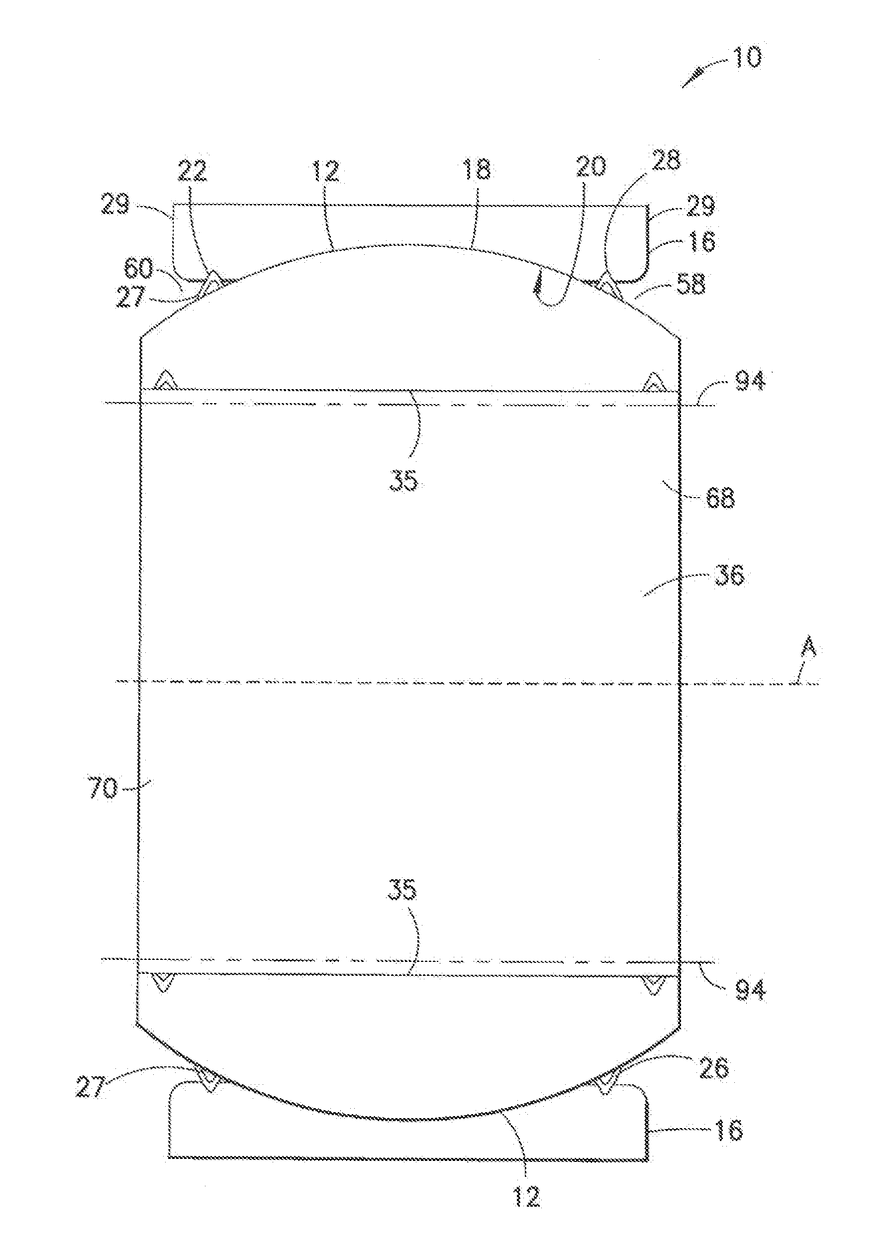 Spherical plain bearing with lubrication groove