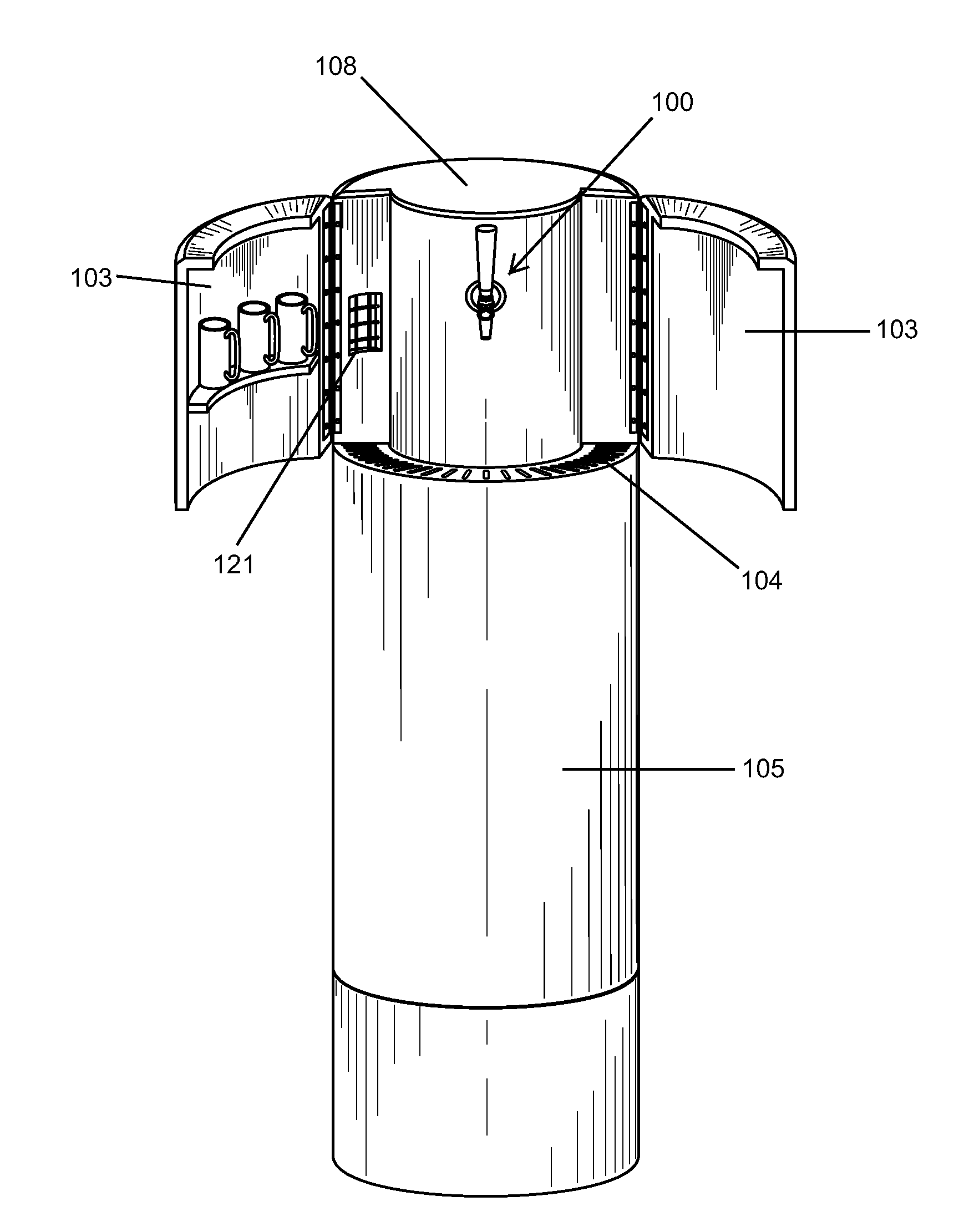 Foam Resistant Keg Dispenser