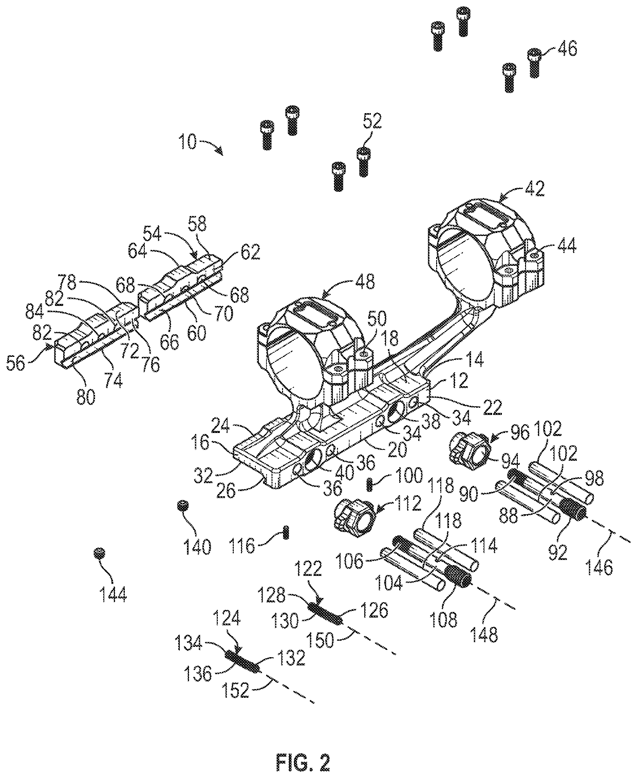 Mount for a firearm