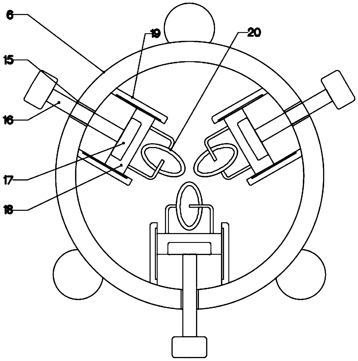 Municipal engineering cable straightening device