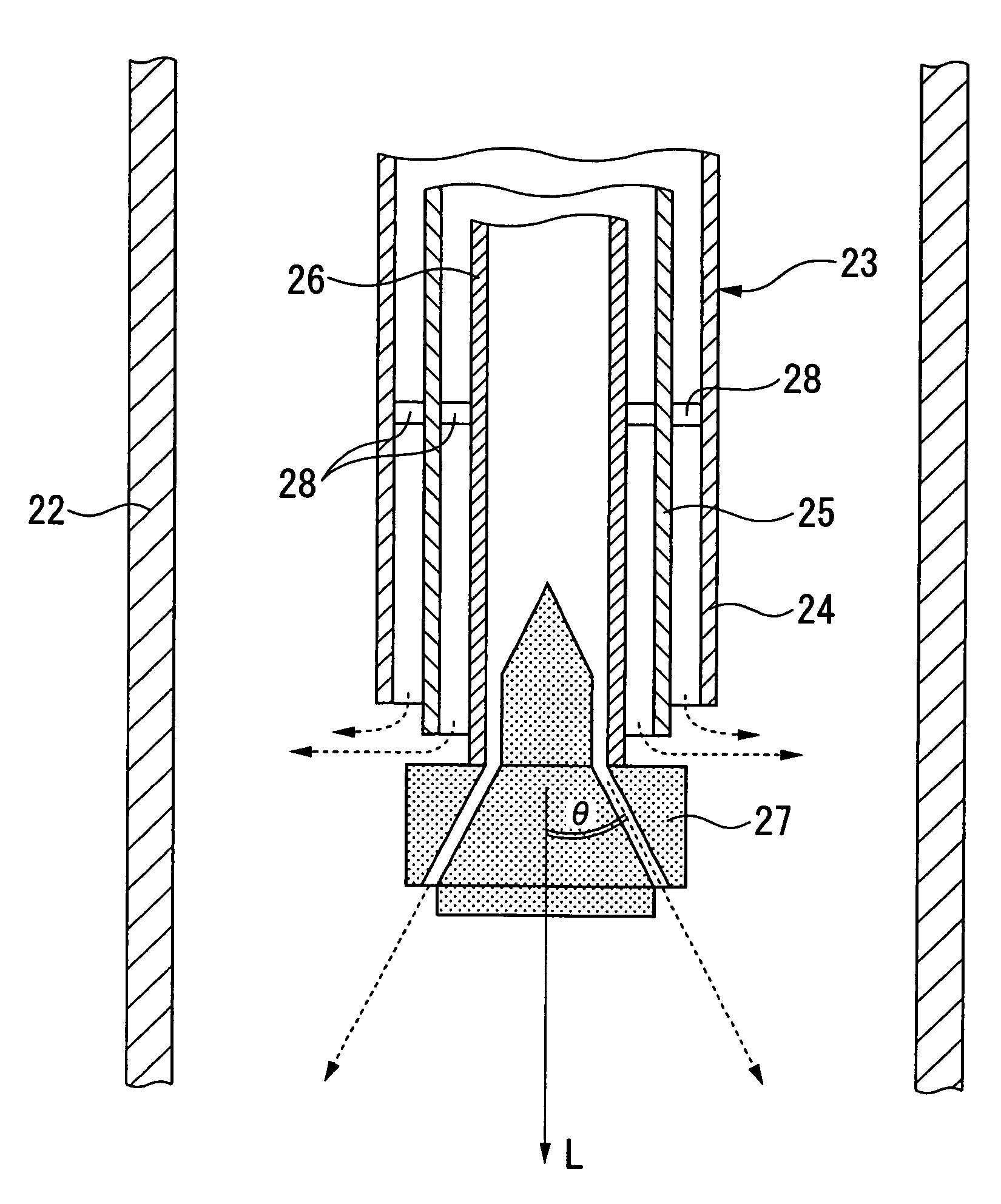 Exhaust gas scrubber for epitaxial wafer manufacturing device