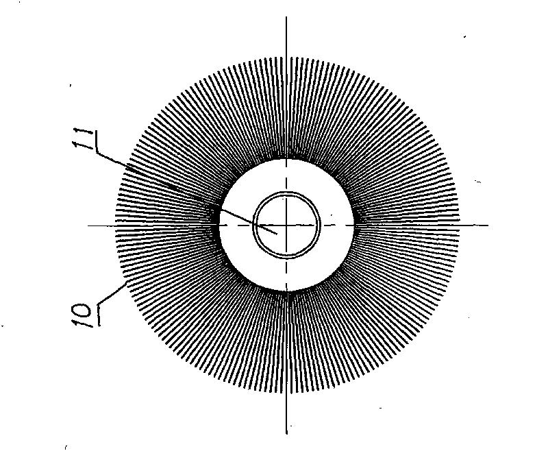 Miscanthus floridulus stalk leaf removing and surface layer processing device and method