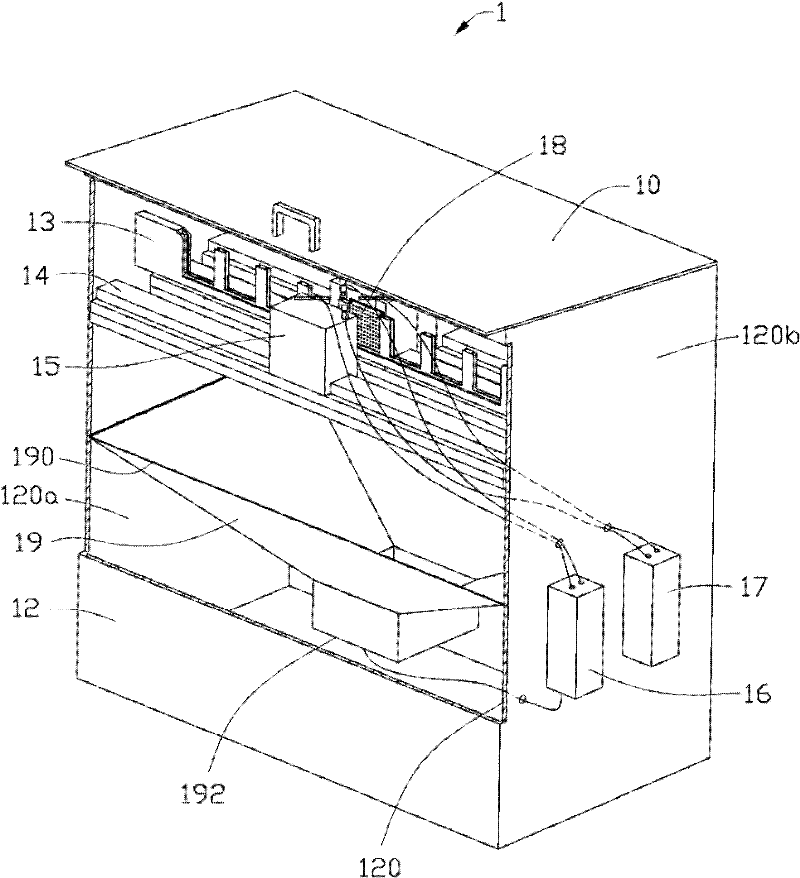 Dedusting device