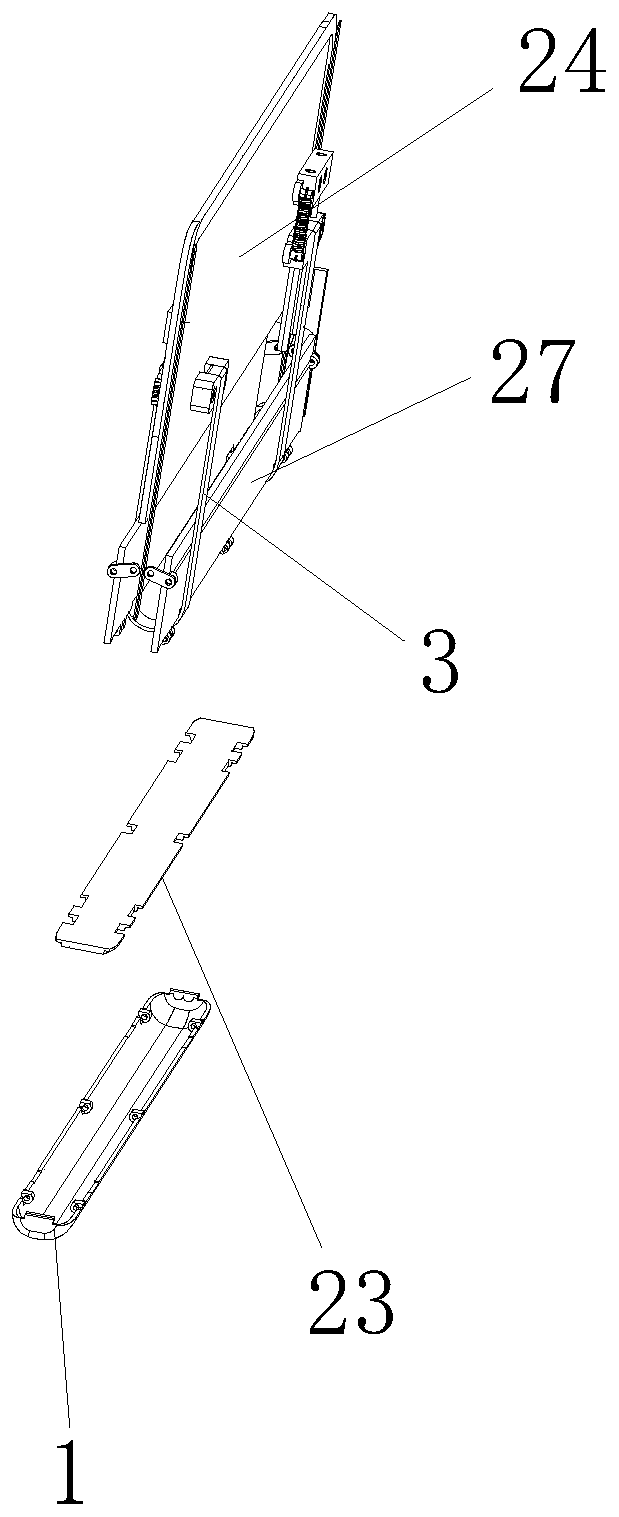 Folding rotating shaft assembly based on belt linkage and mobile terminal thereof