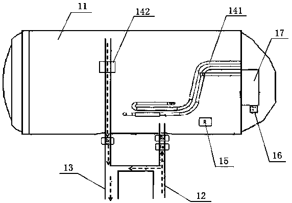 Electric water heater control method and electric water heater