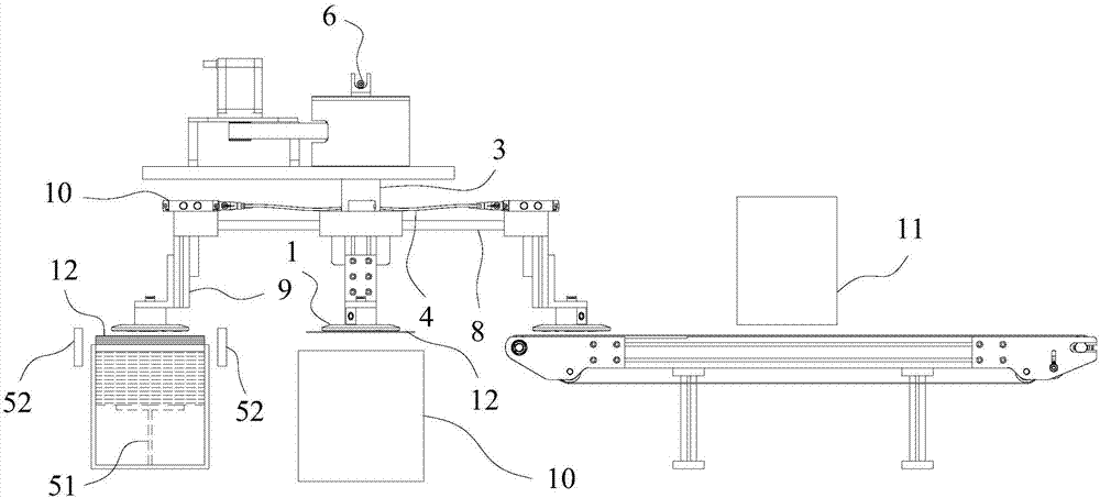 Solar silicon wafer surface defect detection device