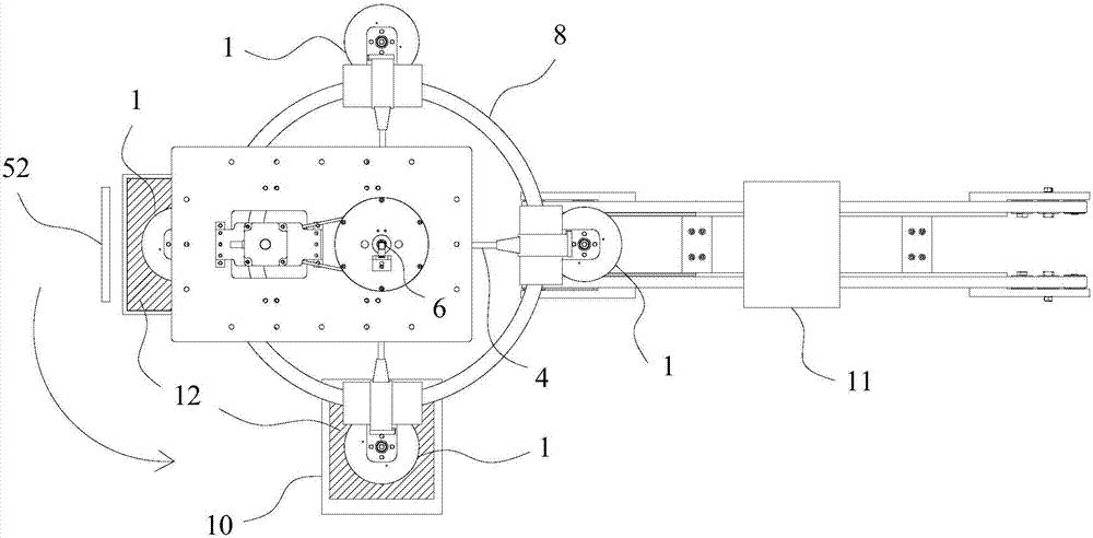 Solar silicon wafer surface defect detection device