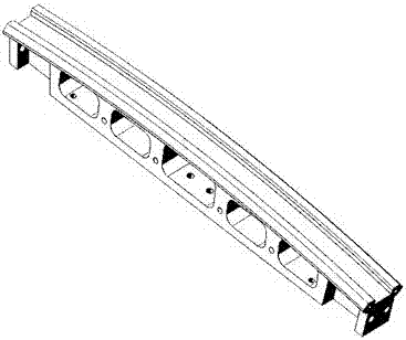 Car frame traveling type shield tunnel wall post-grouting detection equipment